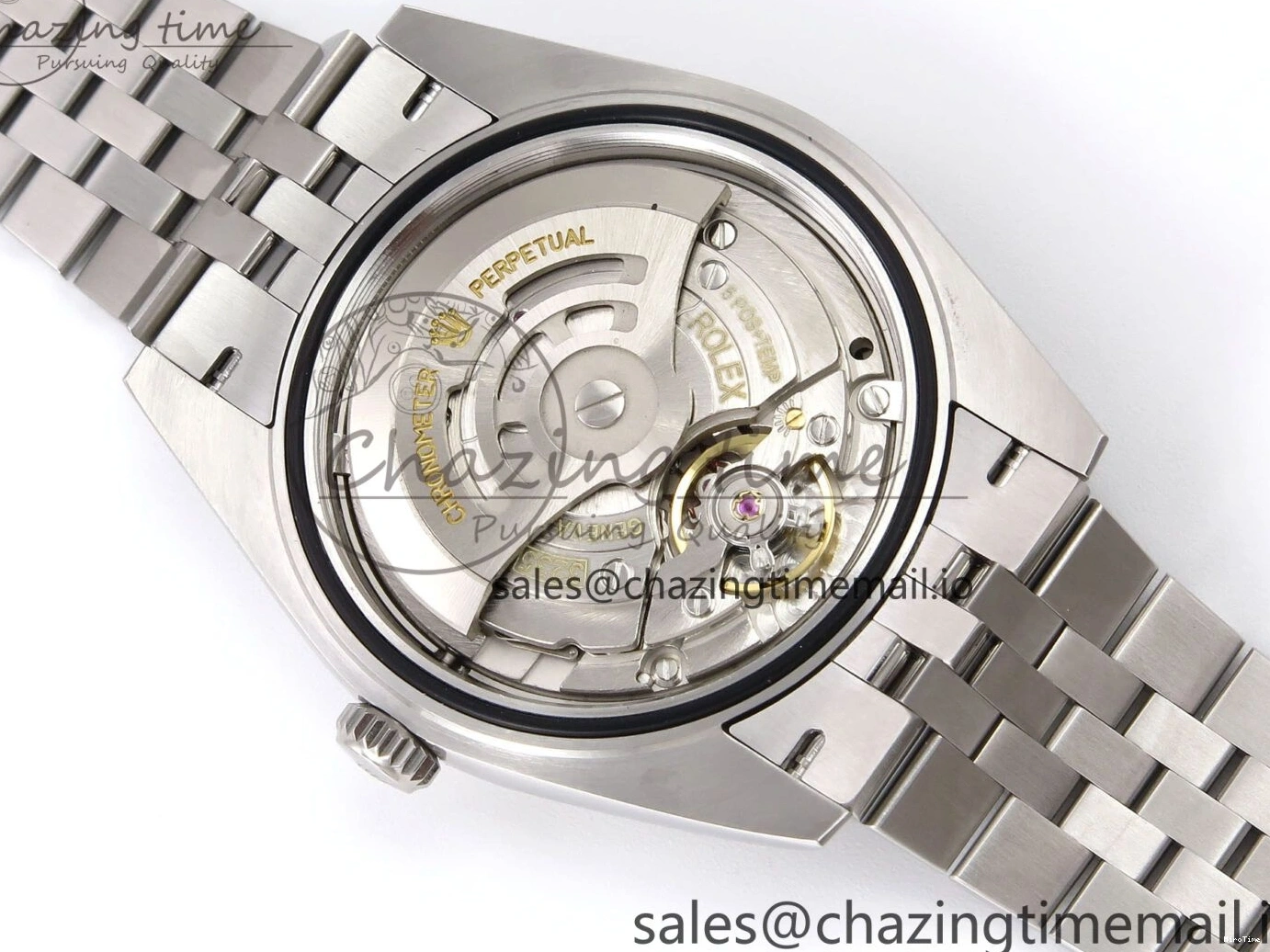 MiroTime 0515 Timeless DateJust 41 126334 EWEF Best Edition Gray Diamonds Dial on Jubilee Bracelet A 1042